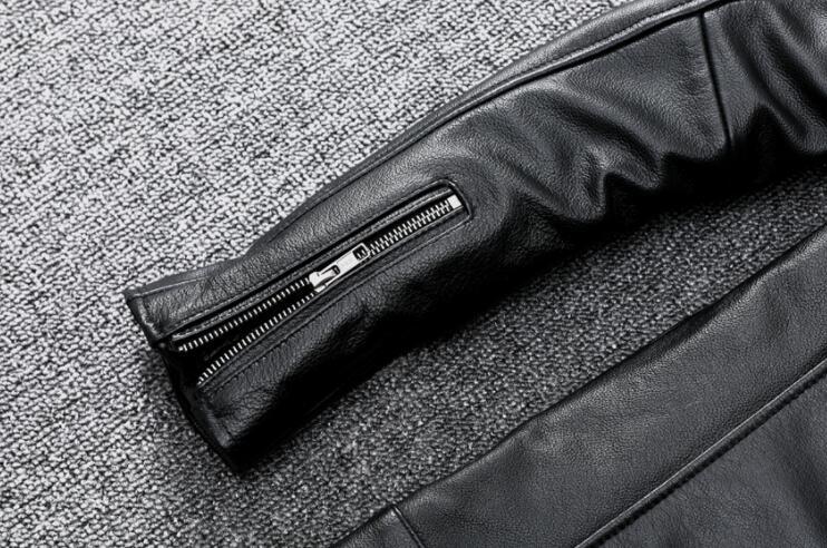 レザージャケット 上品　本革 牛革　ライダースジャケット メンズファッション バイクジャケット 　革ジャン S～5XL