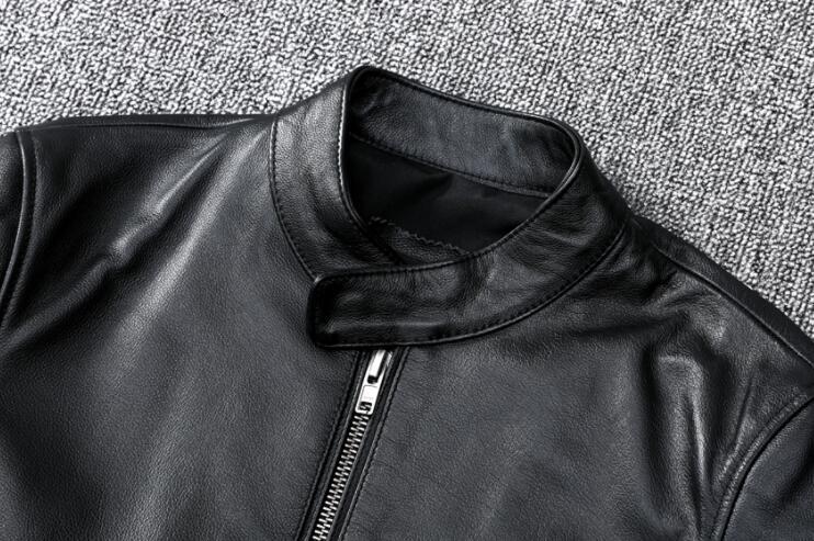 レザージャケット 上品　本革 牛革　ライダースジャケット メンズファッション バイクジャケット 　革ジャン S～5XL