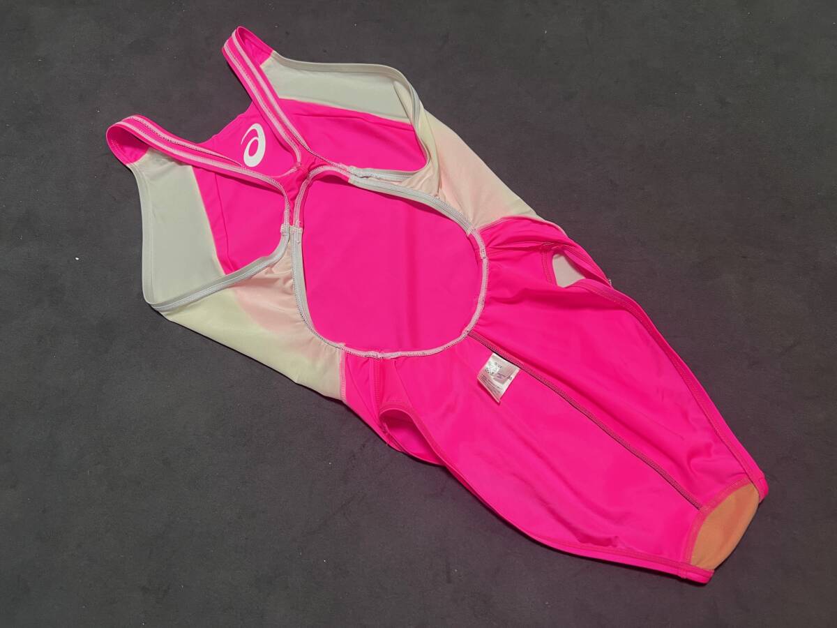 asics アシックス ハイドロCD ALS86T 競泳水着 XO ピンク白 asics アシックス ハイドロCD ALS86T 競泳水着 XO ピンク白