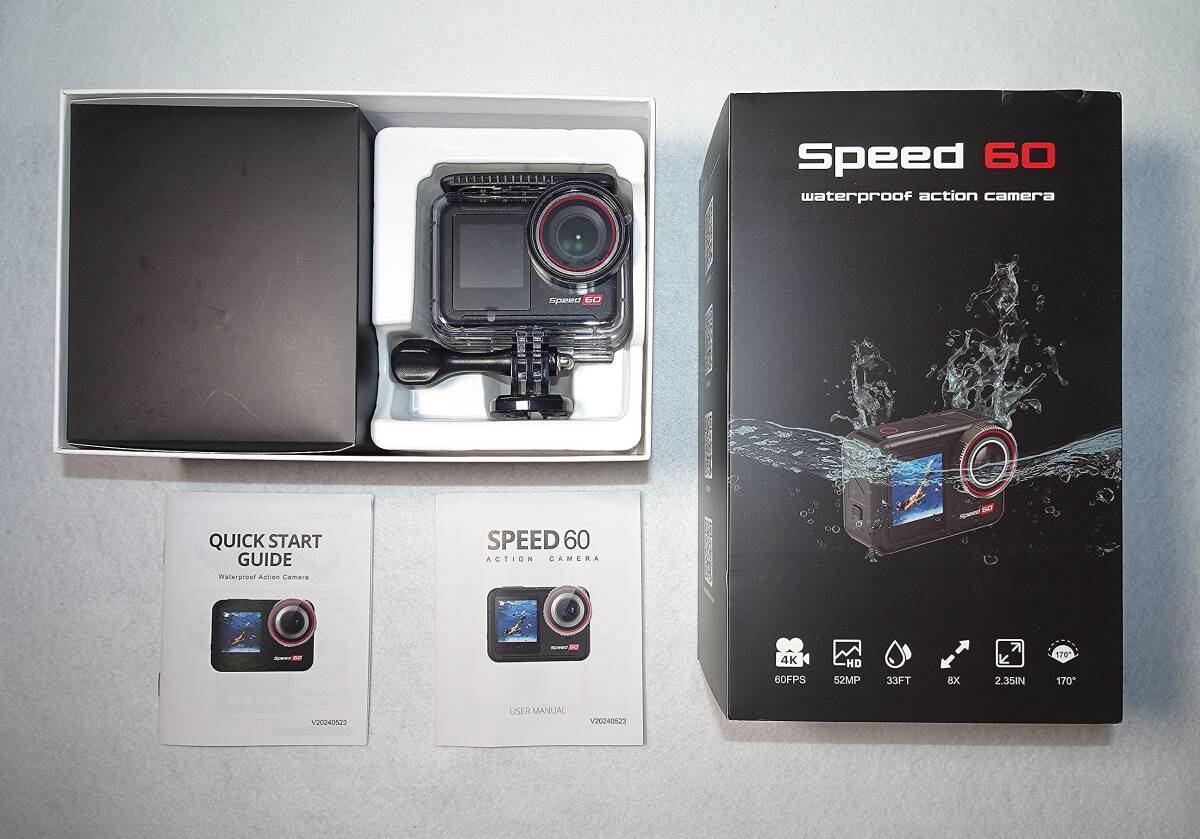Yahoo!オークション - 【新品】Hiicam speed60 防水 アクション Yahoo!オークション - 【新品】Hiicam speed60 防水 アクション
