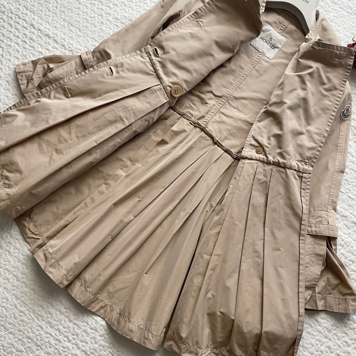 美品 MONCLER モンクレール DURENNE ロゴ トレンチコート 美品 MONCLER モンクレール DURENNE ロゴ トレンチコート