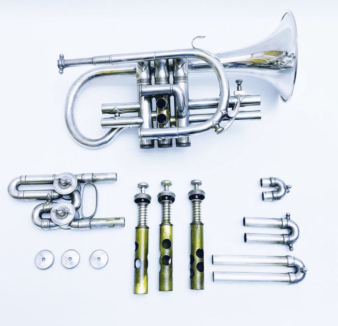 希少】COUESNON & Cie コルネット ケノン 1900年前後 管楽器 希少】COUESNON & Cie コルネット ケノン 1900年前後 管楽器