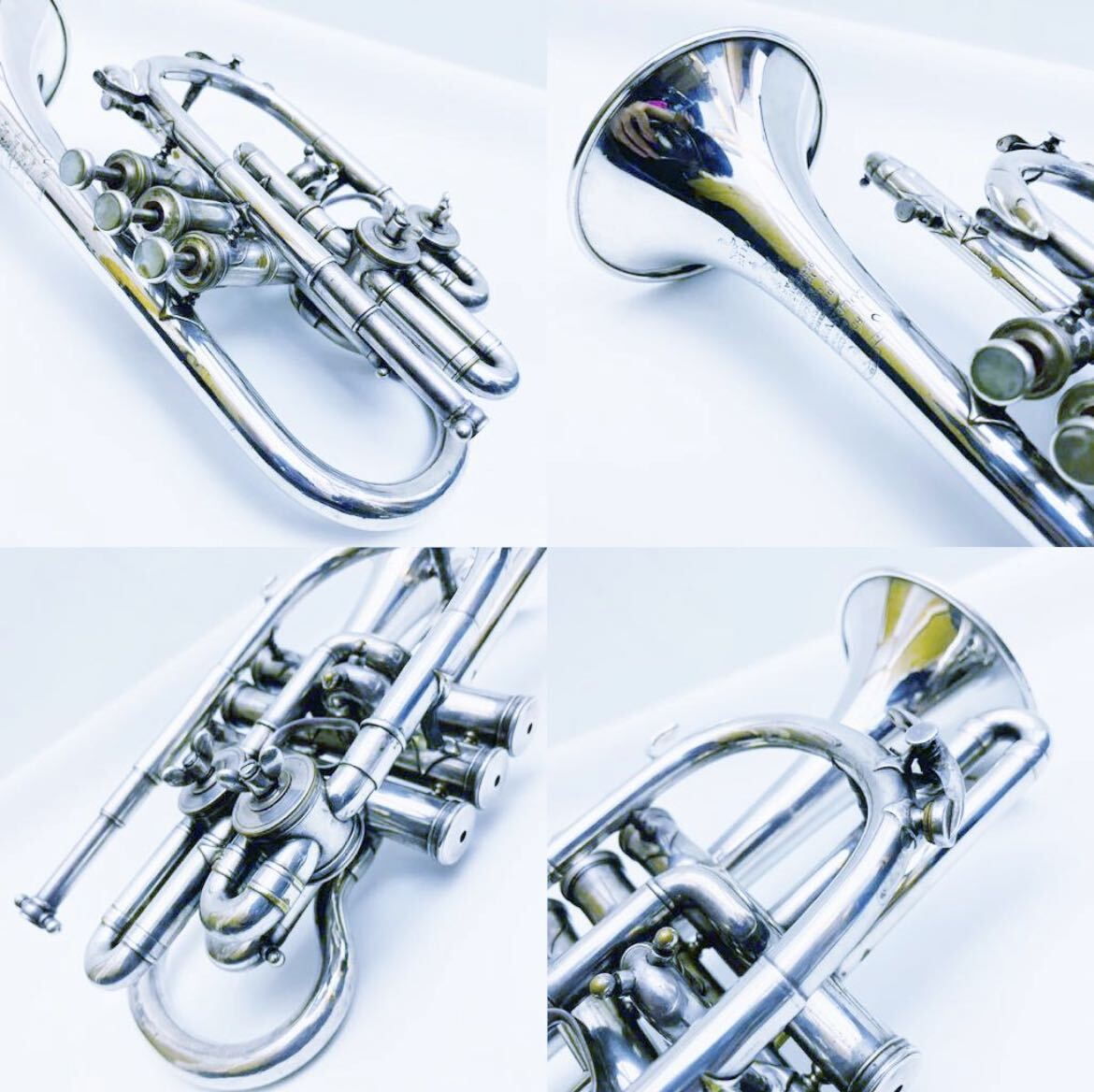 希少】COUESNON & Cie コルネット ケノン 1900年前後 管楽器 希少】COUESNON & Cie コルネット ケノン 1900年前後 管楽器