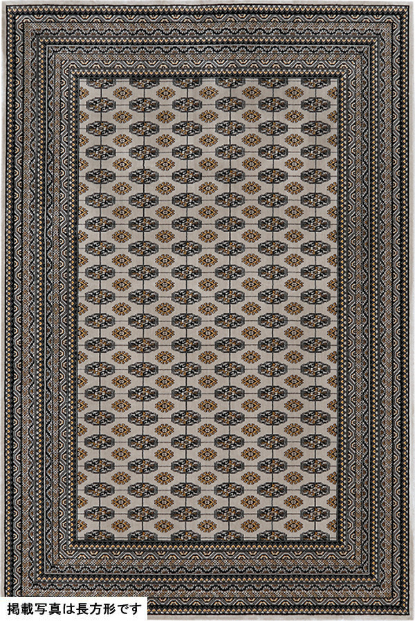 絨毯 カーペット ラグ 240×240cm グレー色 正方形 モダン 絨毯 カーペット ラグ 240×240cm グレー色 正方形 モダン