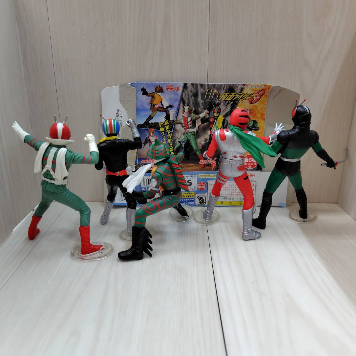 BANDAI HD 仮面ライダー3 5種セット バンダイ フィギュア BANDAI HD 仮面ライダー3 5種セット バンダイ フィギュア
