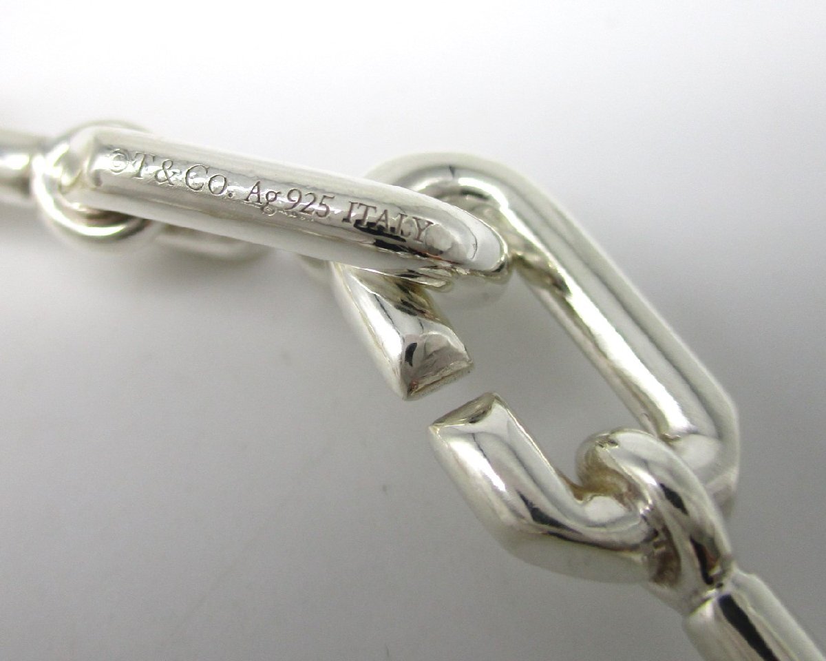 ■ティファニー■美品■ハードウェア パール ブレスレット■SV925■