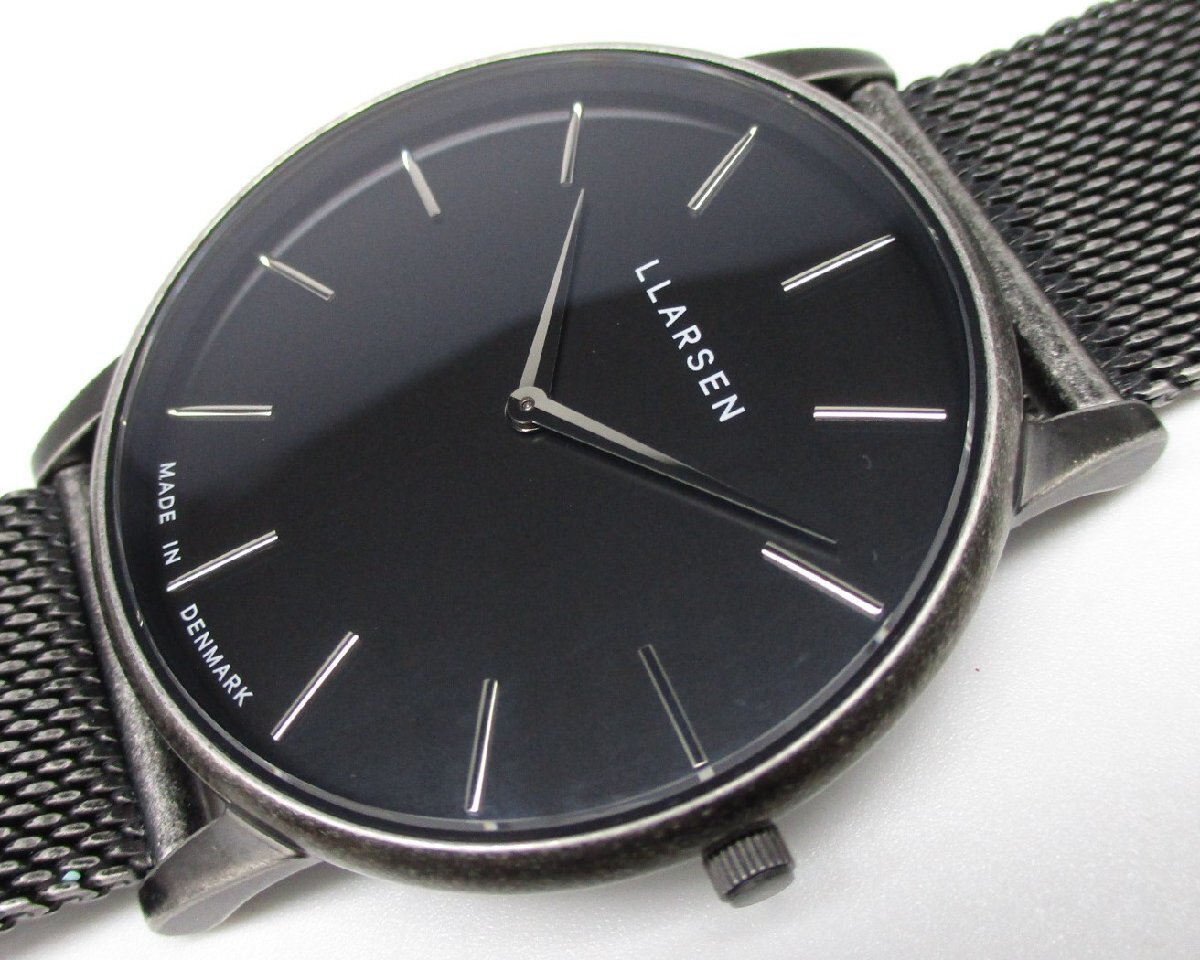 #LARS LARSENla-sla-sen L la-sen# не использовался #okisi большой Gin g Oliver LL147OBOM# без налогов 27,000 иен # мужские наручные часы 