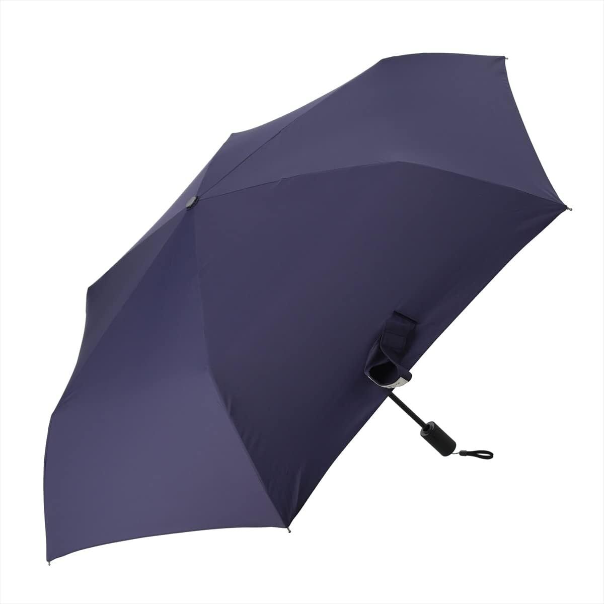 . rain combined use folding umbrella automatic opening and closing super is . water pi-chi Drop automatic Mini 58nif TIKKA la-z5178NV/6552 navy x 1 pcs 