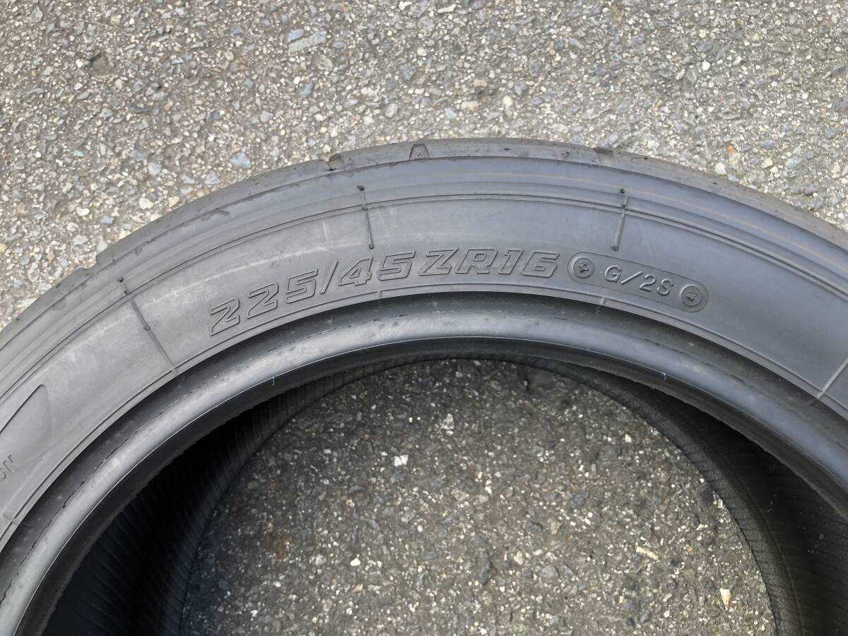 ヨコハマ　アドバンA050(G/2S) 225/45ZR16　2本セット　2019年制造　No.91714