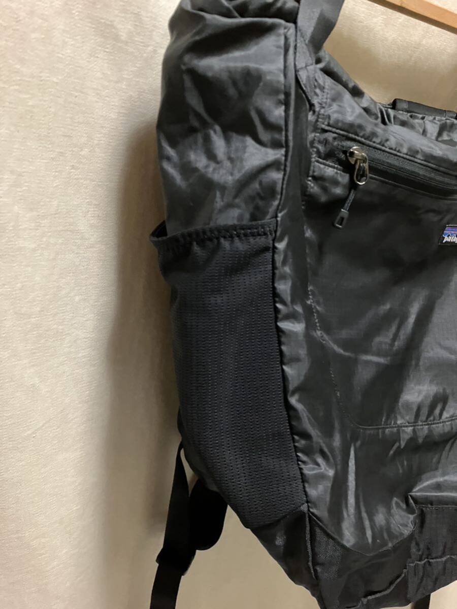 美品 patagonia 旧 ライトウェイトトラベルトート SP11 ブラック 美品 patagonia 旧 ライトウェイトトラベルトート SP11 ブラック
