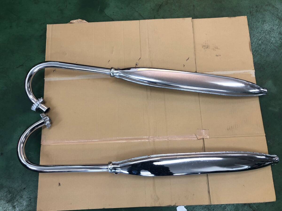 160*2K[ Benly C92] muffler выхлопная труба левый правый muffler оригинальный подлинная вещь CS92 Benly 125 C95 бог фирма ..