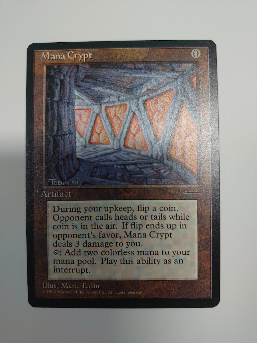 MTG 魔力の墓所/Mana Crypt 英語版 PRM アーティファクト - appr MTG 魔力の墓所/Mana Crypt 英語版 PRM アーティファクト - appr