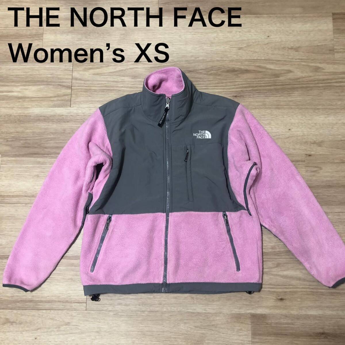 THE NORTH FACEナイロン切り返しジップアップフリース ピンク THE NORTH FACEナイロン切り返しジップアップフリース ピンク