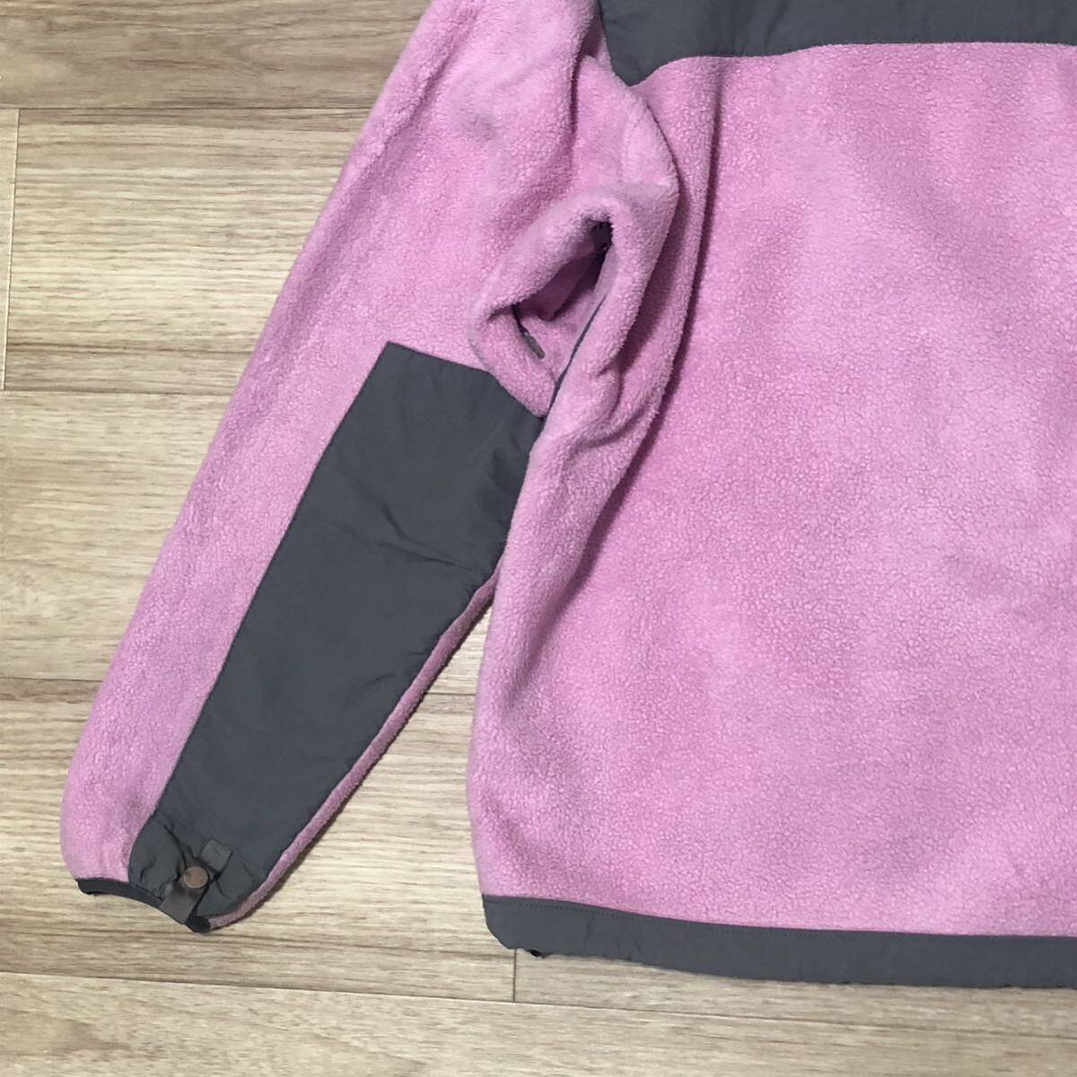 THE NORTH FACEナイロン切り返しジップアップフリース ピンク THE NORTH FACEナイロン切り返しジップアップフリース ピンク
