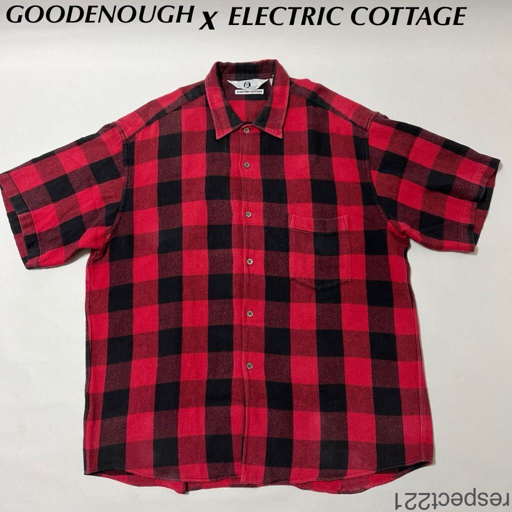 超希少 90s GOODENOUGH 1st ブロックチェックネル 藤原ヒロシ 超希少 90s GOODENOUGH 1st ブロックチェックネル 藤原ヒロシ