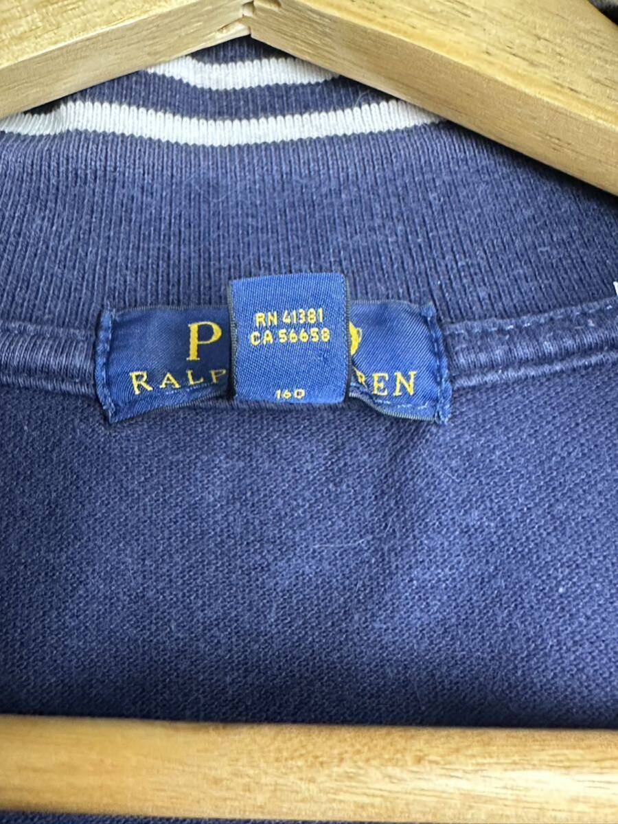 POLO RALPH LAUREN ポロラルフローレン ポロシャツ 半袖 L/G 14/16 160 ポロ ラルフローレン Ralph Lauren
