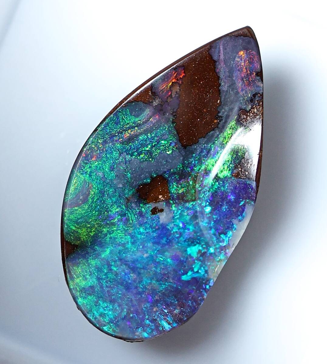 【100円～】天然ボルダーオパール ルース 10.6ｃｔ