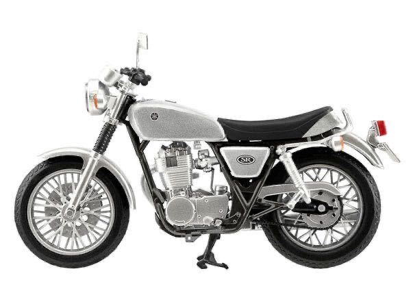 1/24 YAMAHA ヤマハ SR400 #1 2001年 シルバー ヴィンテージバイクキットvol.7エフトイズ F-toys