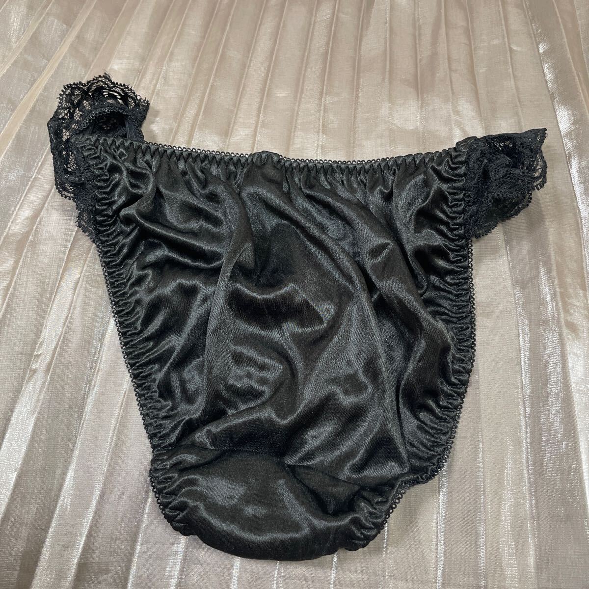 【25A 新作/洗練された光沢×艶やかな黒サテン】CHANEL パンツ Pleasuregene プレジャージーン ショーツ パンティ 下着