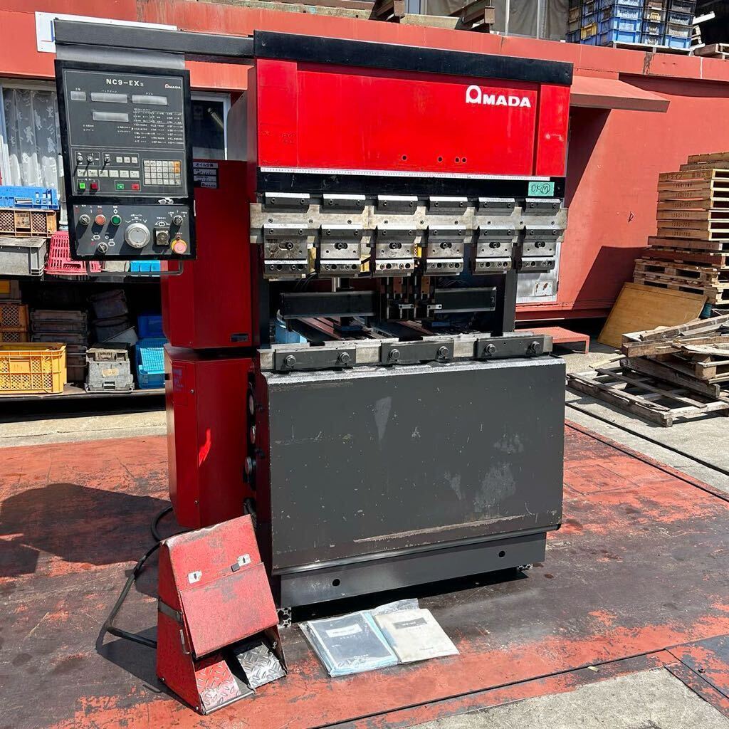 T8500 【1円スタート】AMADA アマダ NCベンダー FBD5012E 50ton NC9-EXⅡ ストローク長さ100 オープンハイト470 取説付【動作確認済】