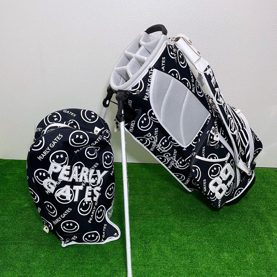 パーリーゲイツ ビックスマイリー キャディバッグ クラブカバー パーリーゲイツ ビックスマイリー キャディバッグ クラブカバー