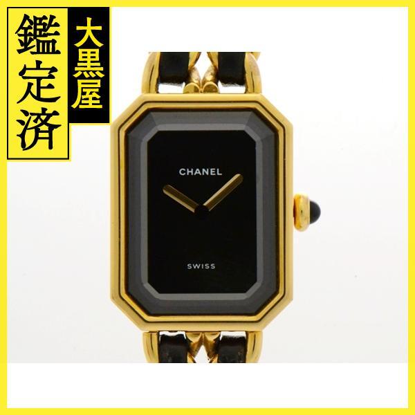 CHANEL　シャネル　プルミエール　Sサイズ　H0001　GP/革　女性用クオーツ時計