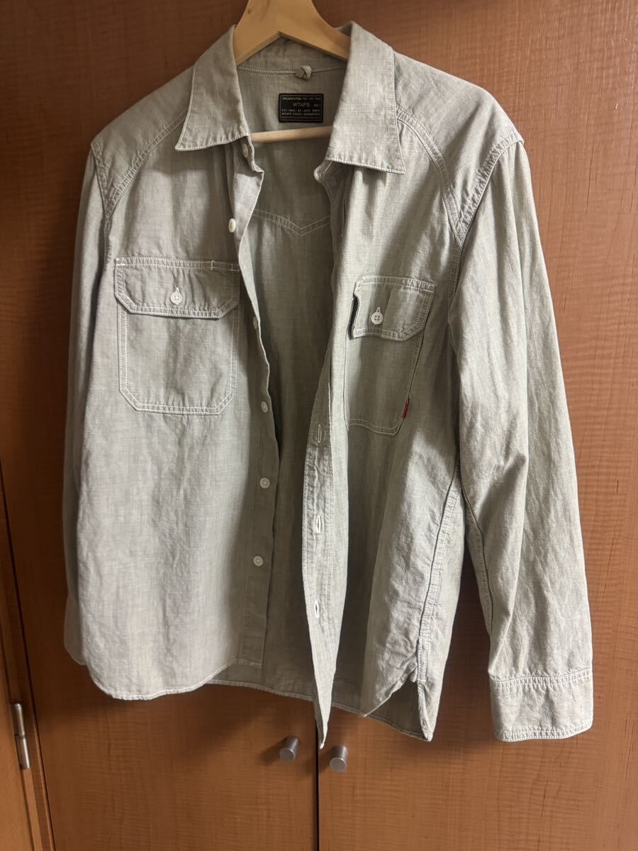 WTAPS SEAGULL 1 ベージュ シャツ S メンズ トップス 刺繍 無地 WTAPS SEAGULL 1 ベージュ シャツ S メンズ トップス 刺繍 無地