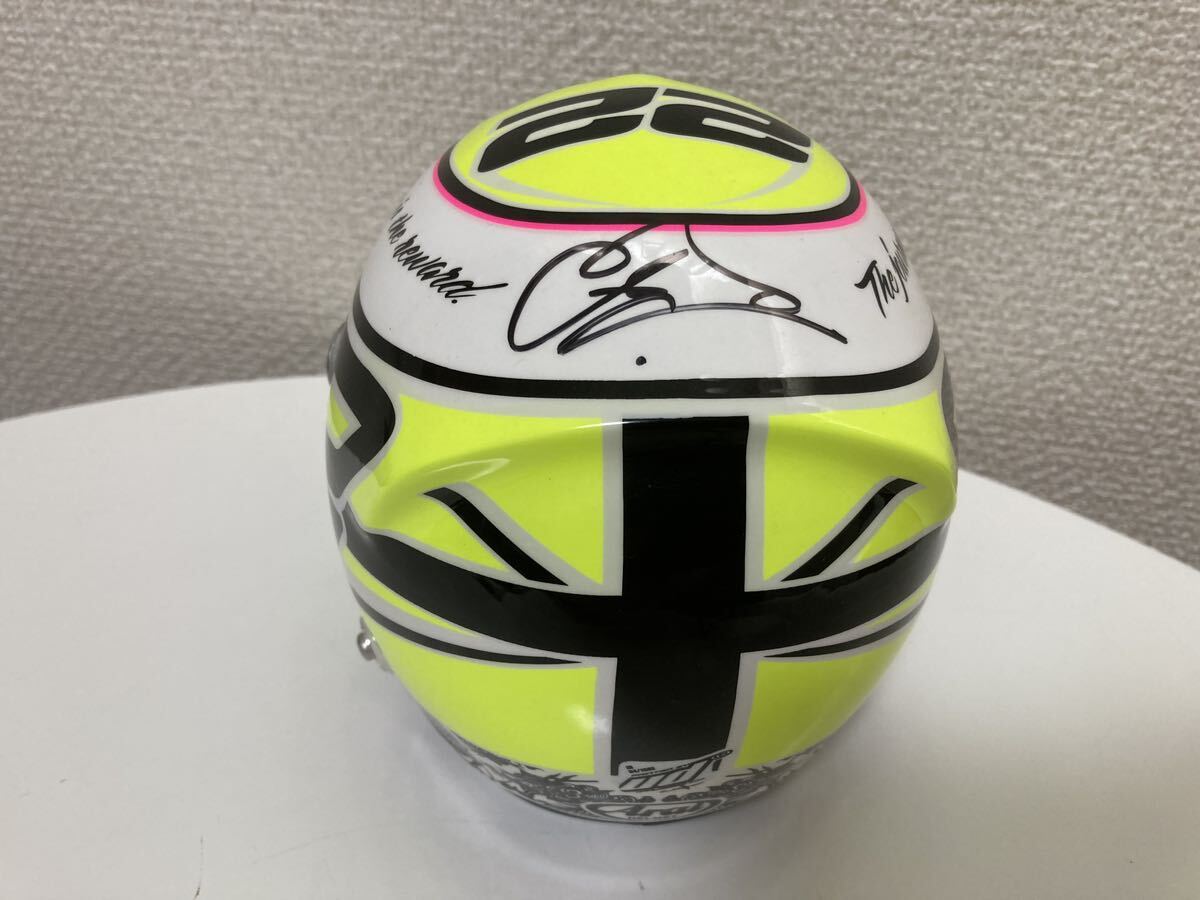 直筆サイン ジェンソン・バトン マクラーレン・ホンダ 1/2 直筆サイン ジェンソン・バトン マクラーレン・ホンダ 1/2
