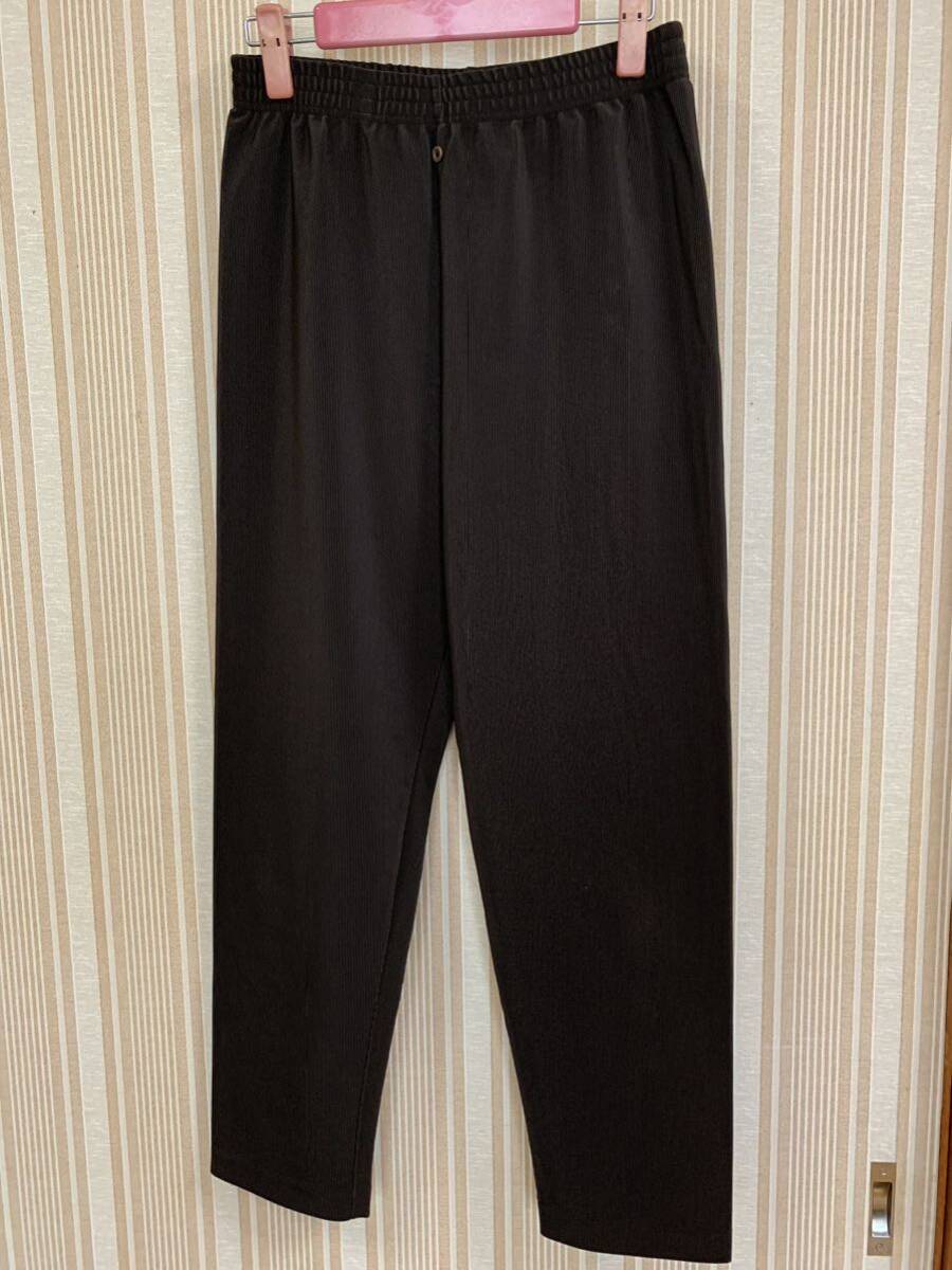 中古　ストレッチパンツ　焦茶　M_画像1