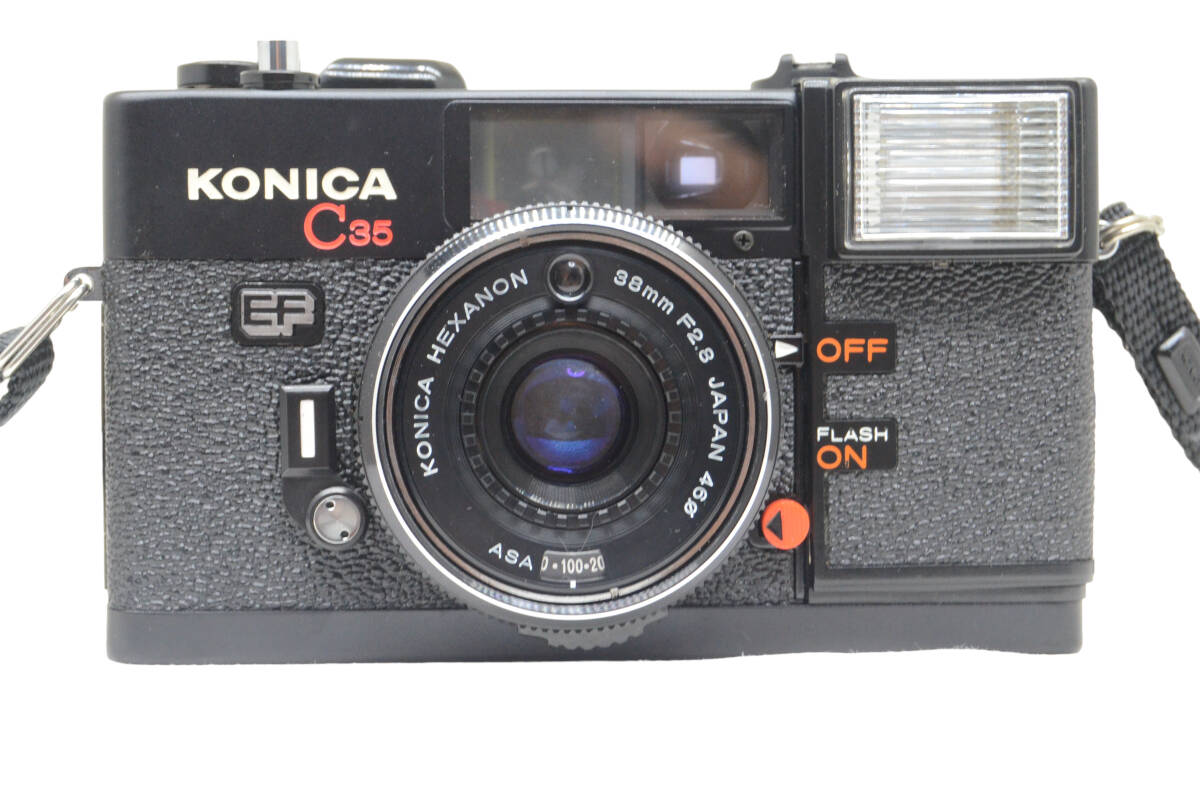 特上★メーター、フラッシュ動作★KONICA C35 EF#8073