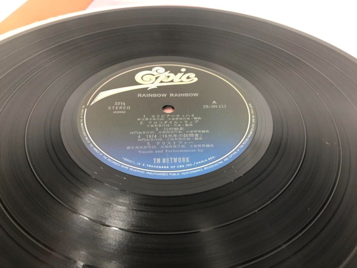 レコード 50枚以上 LPレコード TM NETWORK RAINBOW RAINBOW 283H117 136-02408(TM