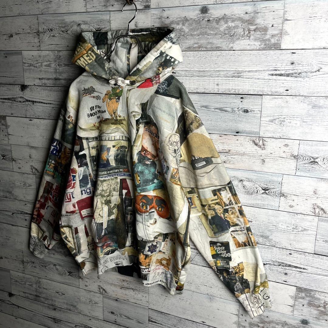 超希少デザイン】 シュプリーム ワンポイント 刺繍ロゴ入り 総柄 超希少デザイン】 シュプリーム ワンポイント 刺繍ロゴ入り 総柄