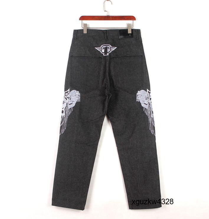 VF16●ジーンズ メンズ デニムパンツ ジーパン ゆったり HipHopスタイル 大きいサイズ 刺繍【W(wǎng)30/W32/W34/W36/W38/W40/W42/W44/W46】選べる