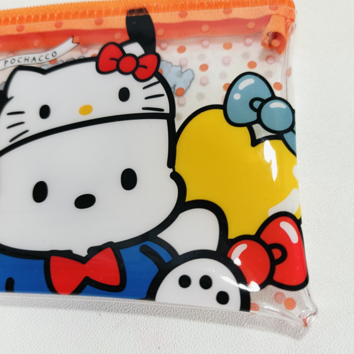 2023年 ハローキティ50周年 フラットポーチ キティちゃん 2023年 ハローキティ50周年 フラットポーチ キティちゃん