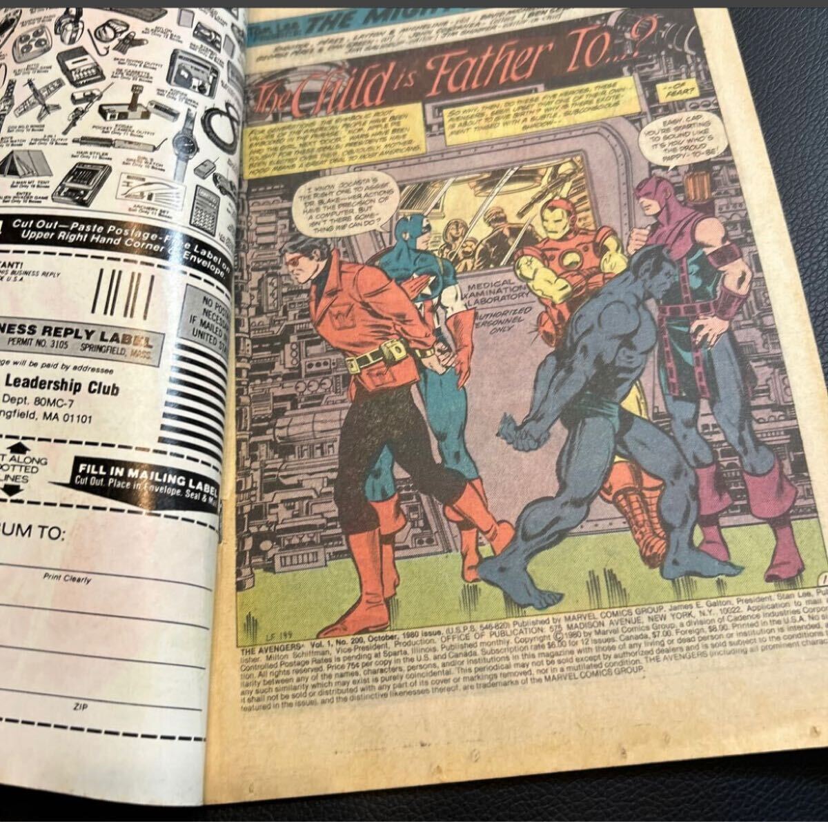 激レア 1980年 リーフ アメコミ #200 October MARVEL COMICS