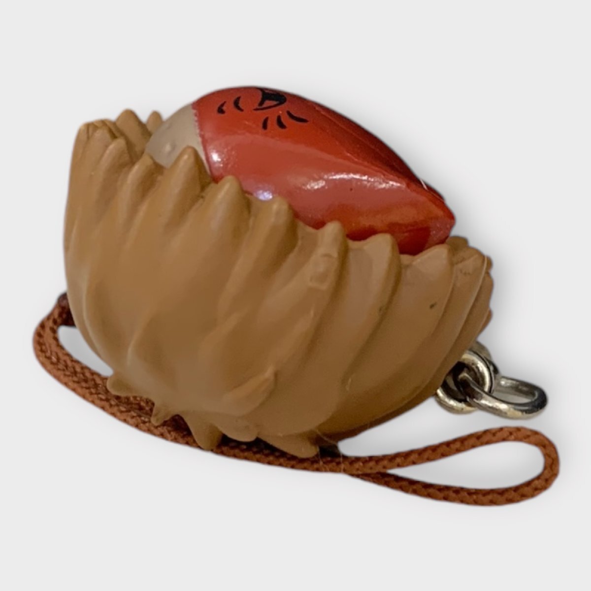 ＜美品＞いが栗ニャンコ先生「夏目友人帳 ニャンコ先生 四季折々ストラップ」★サイズ約３cm〈al