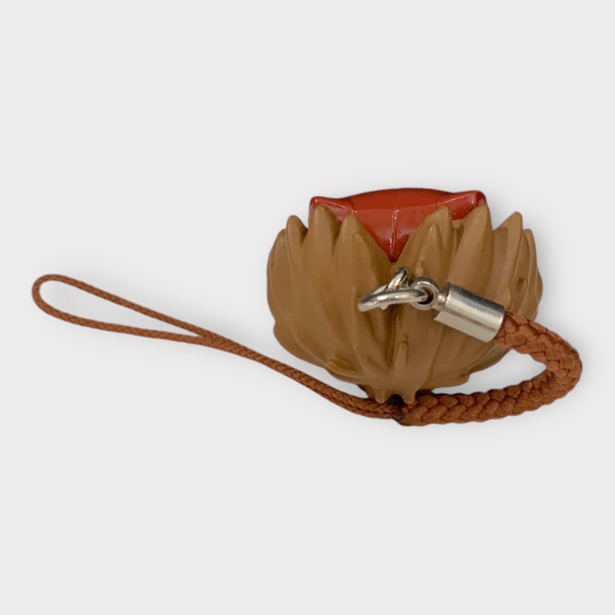 ＜美品＞いが栗ニャンコ先生「夏目友人帳 ニャンコ先生 四季折々ストラップ」★サイズ約３cm〈al