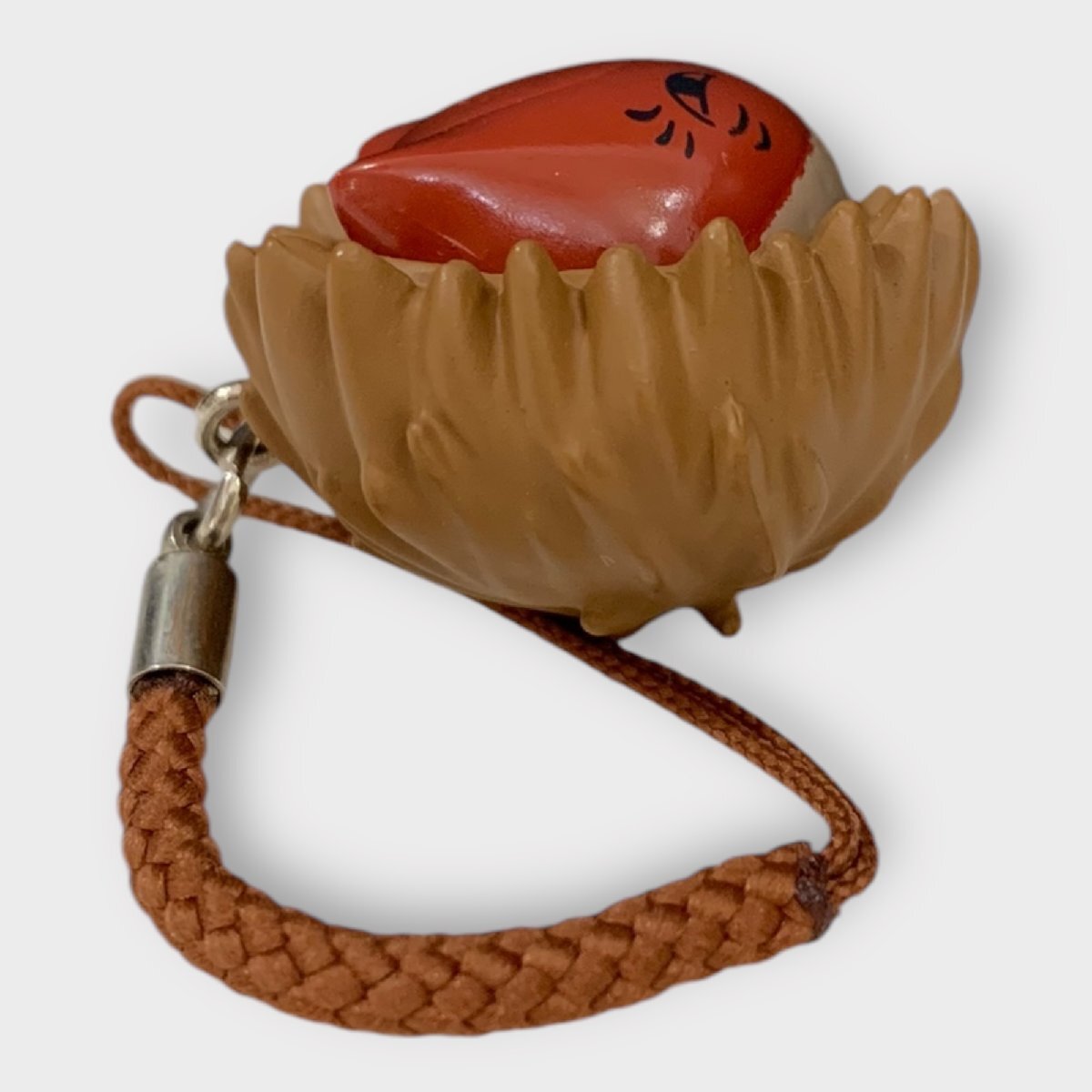 ＜美品＞いが栗ニャンコ先生「夏目友人帳 ニャンコ先生 四季折々ストラップ」★サイズ約３cm〈al