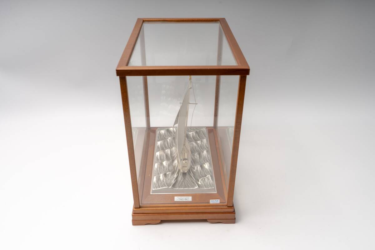 送料着払限定 銀製 SILVER PLATED ヨット TAKEHIKO 武比古 置物 送料着払限定 銀製 SILVER PLATED ヨット TAKEHIKO 武比古 置物