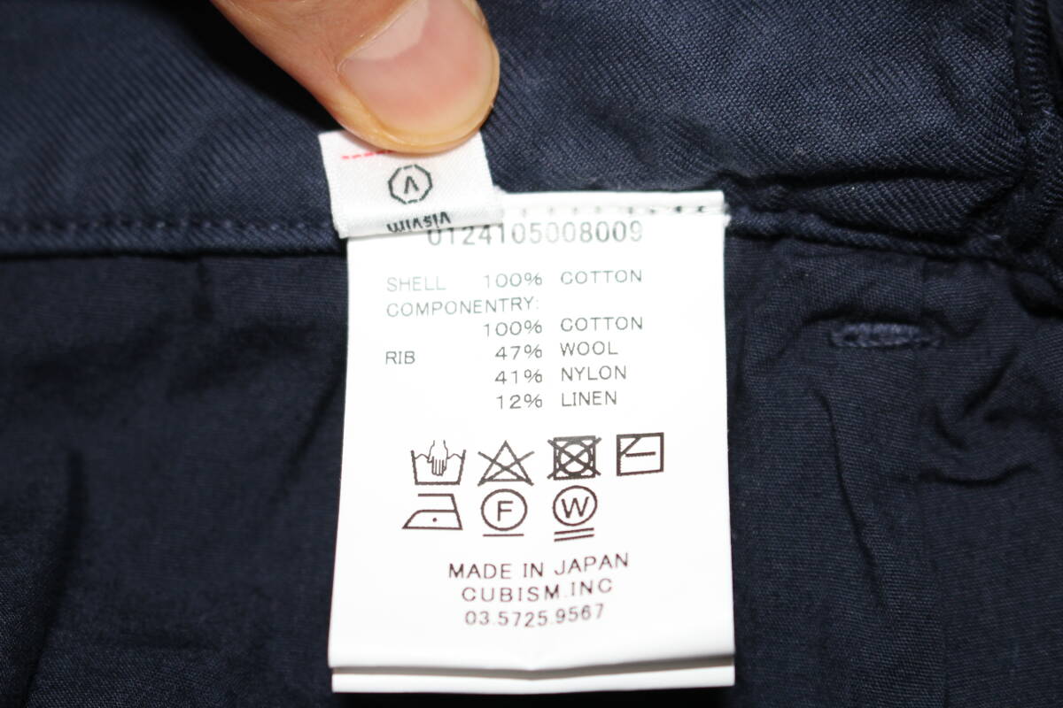 visvim 24SS CARROL CHINO PANTS DMGD NAVY SIZE3 試着程度 visvim 24SS CARROL CHINO PANTS DMGD NAVY SIZE3 試着程度