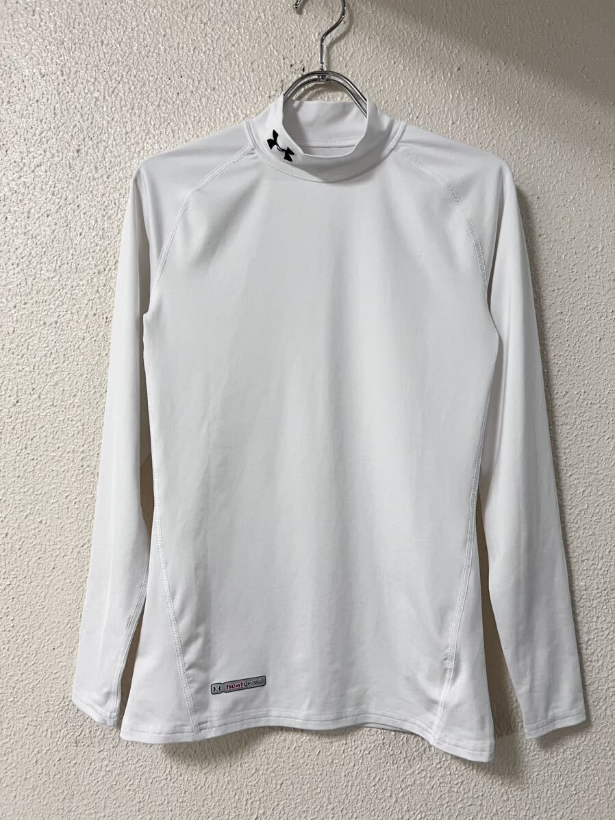 アンダーアーマー UNDER ARMOUR ヒートギア モックネック ストレッチ ジャージ カットソー 長袖Tシャツ