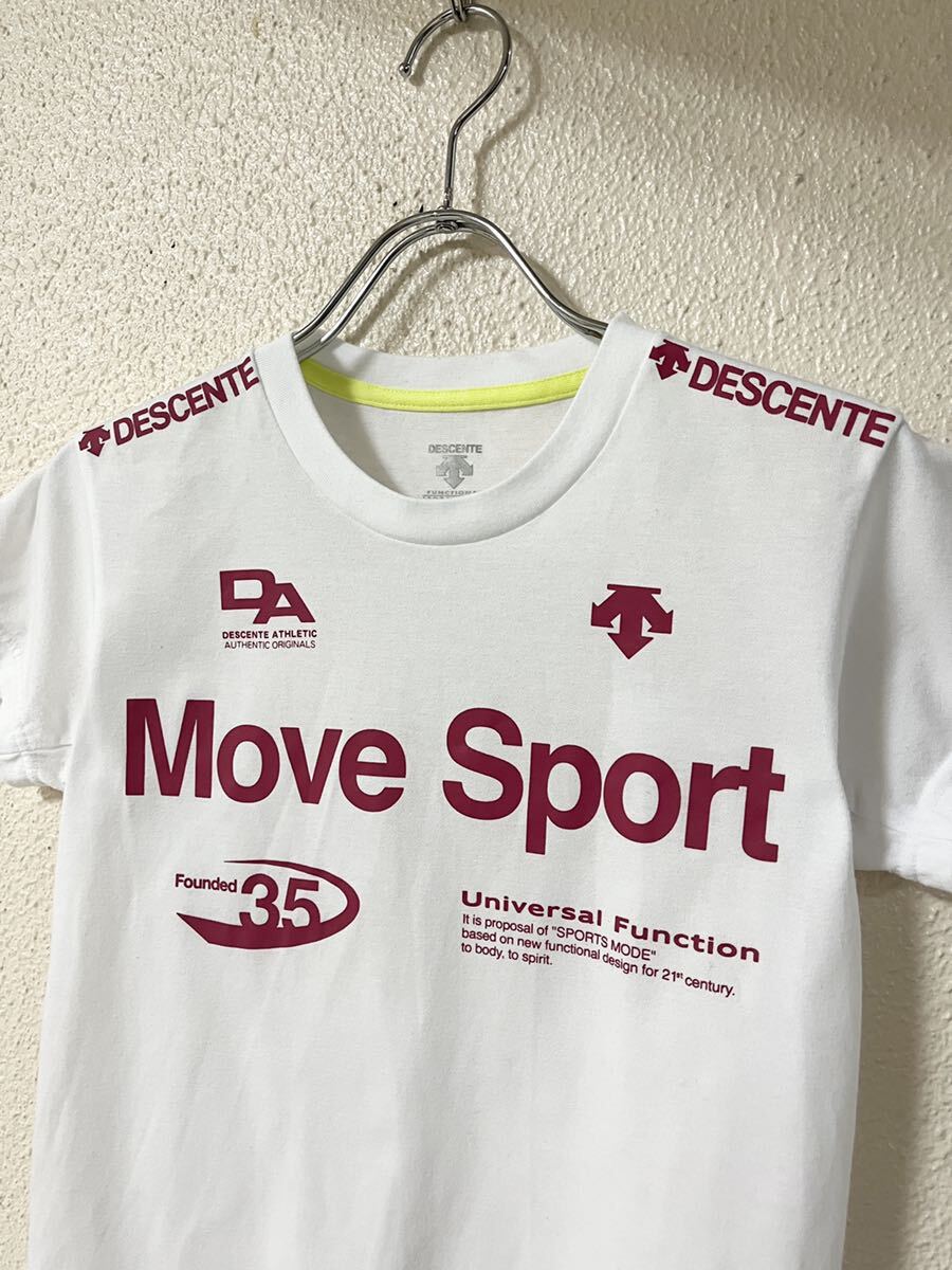 DESCENTE デサント Move Sport ロゴデザイン 半袖Tシャツ _画像3