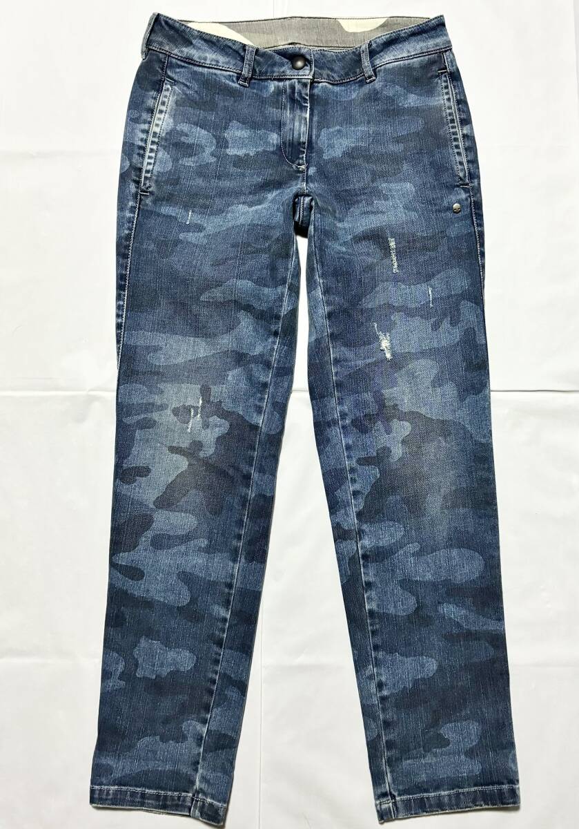 ディースクエアード　ボーイフレンドデニム　【M】　ストレッチ　藍青　イタリア製 ディースクエアード ボーイフレンドジーンズ 【M】 ストレッチ