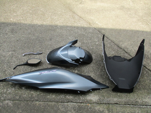 ホンダ PCX125 JK05-10257～純正カウルセット フロントフェンダー/ボディーカバー/ミラー他
