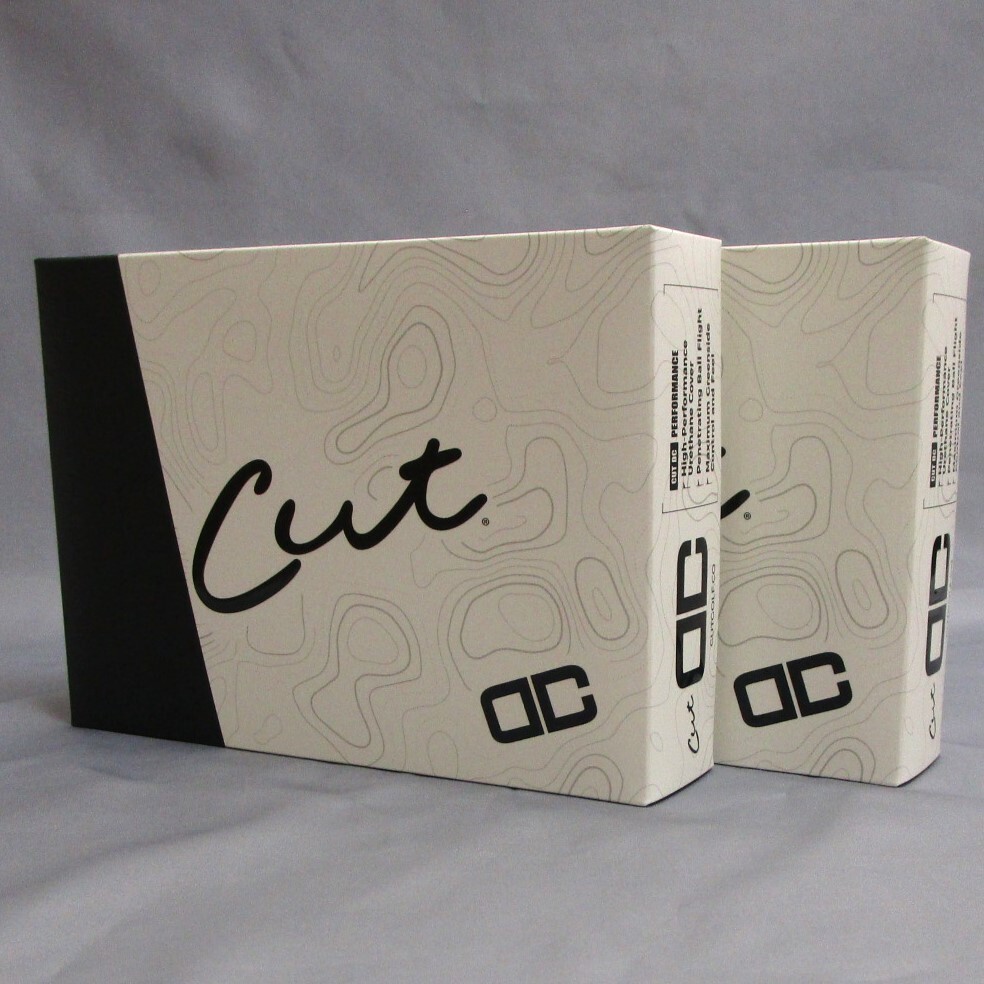 Cut Golf カット DC ホワイト 2箱 24球 カット ゴルフ Cut DC 4ピース ゴルフボール ツアークオリティウレタンカバー USGAルール適合