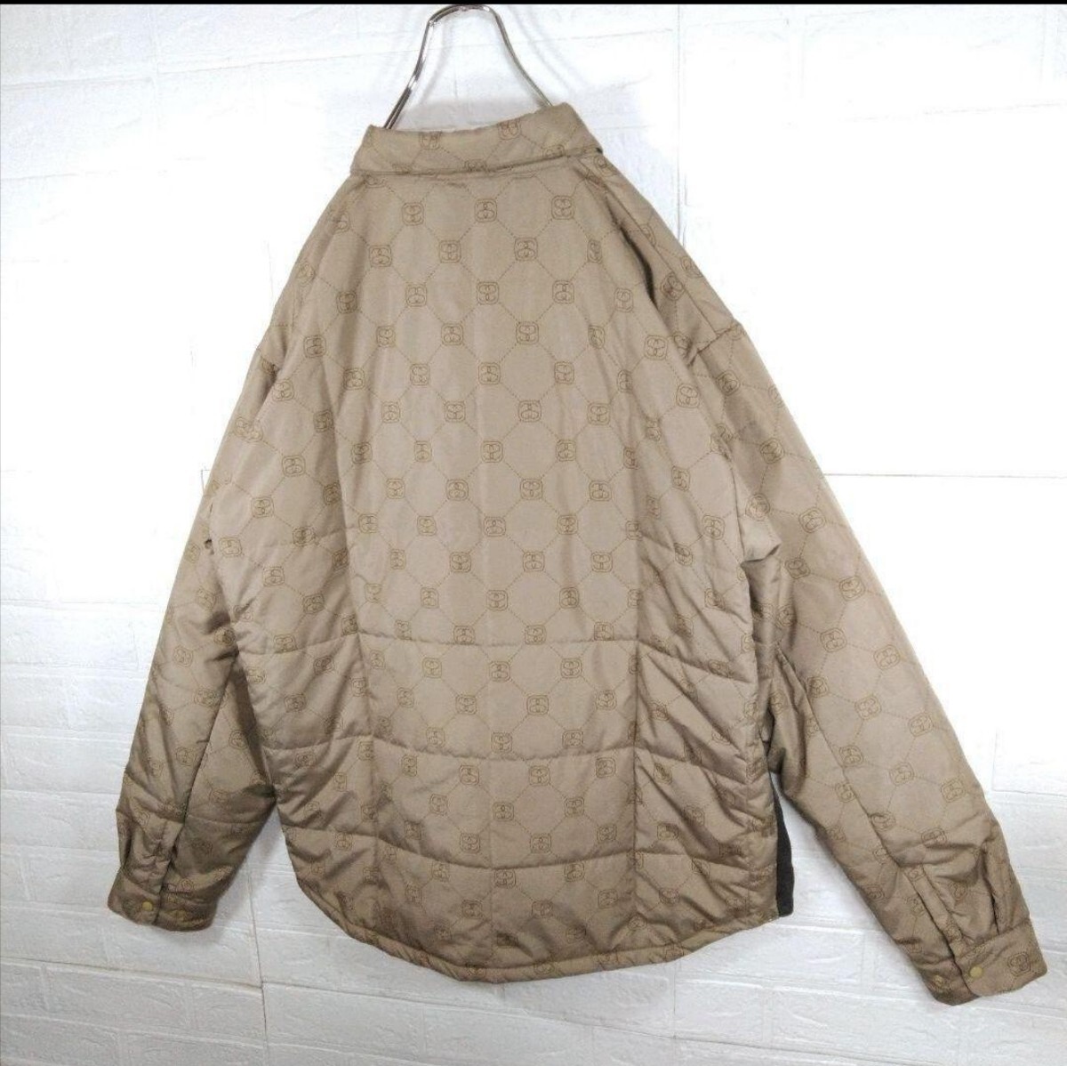 STUSSY】90s'紺タグ モノグラム 中綿 ナイロンジャケット|Yahoo STUSSY】90s'紺タグ モノグラム 中綿 ナイロンジャケット|Yahoo