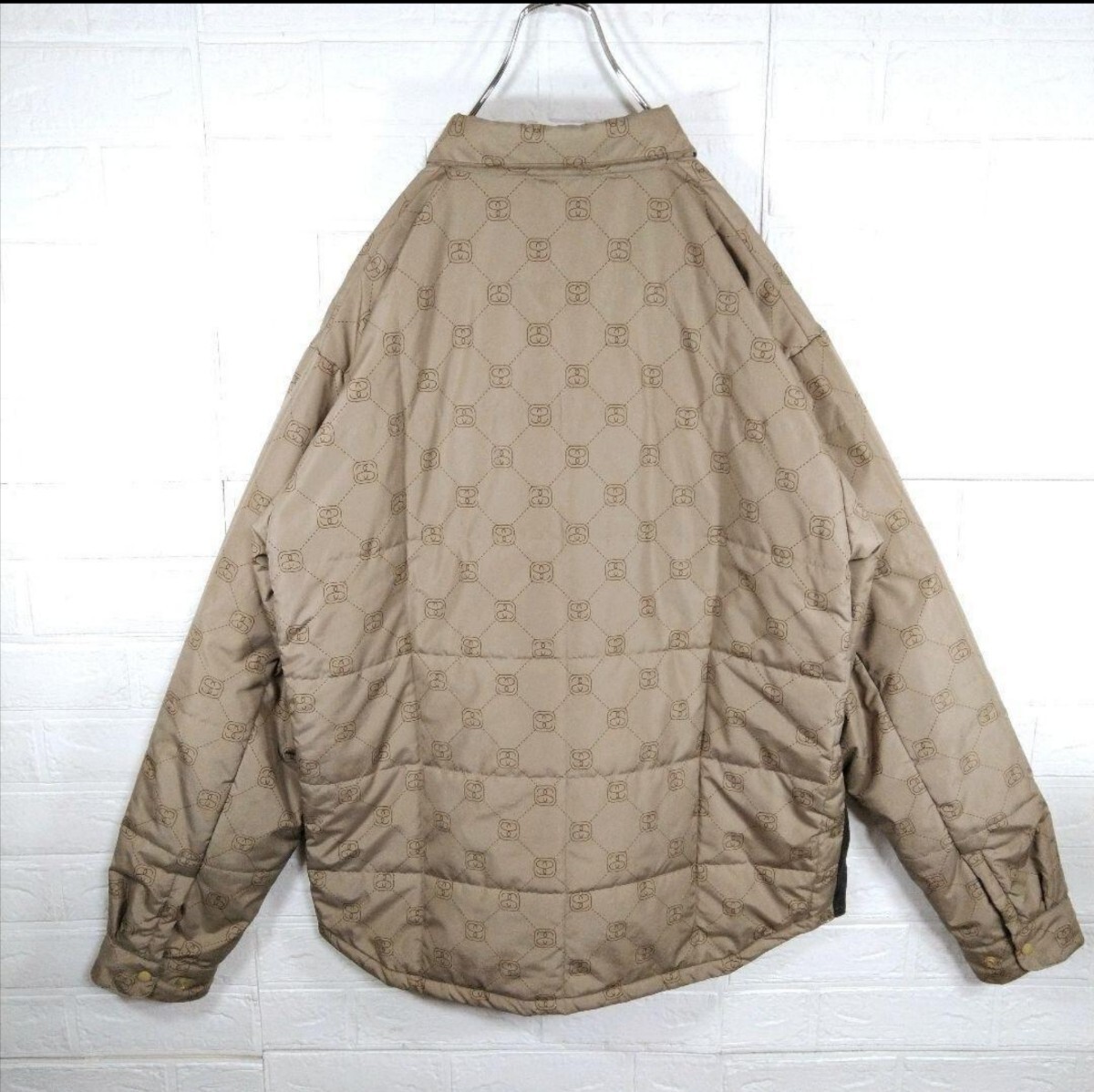 STUSSY】90s'紺タグ モノグラム 中綿 ナイロンジャケット|Yahoo STUSSY】90s'紺タグ モノグラム 中綿 ナイロンジャケット|Yahoo