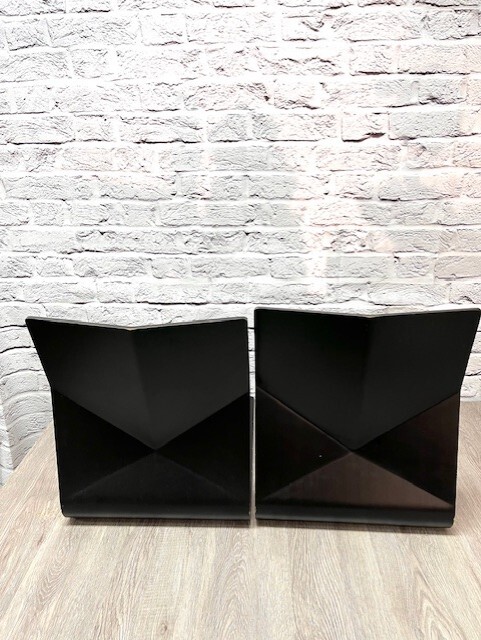 ☆巖手花巻発☆ 天童木工 座椅子 黒 二腳セット(G) ☆中古品☆