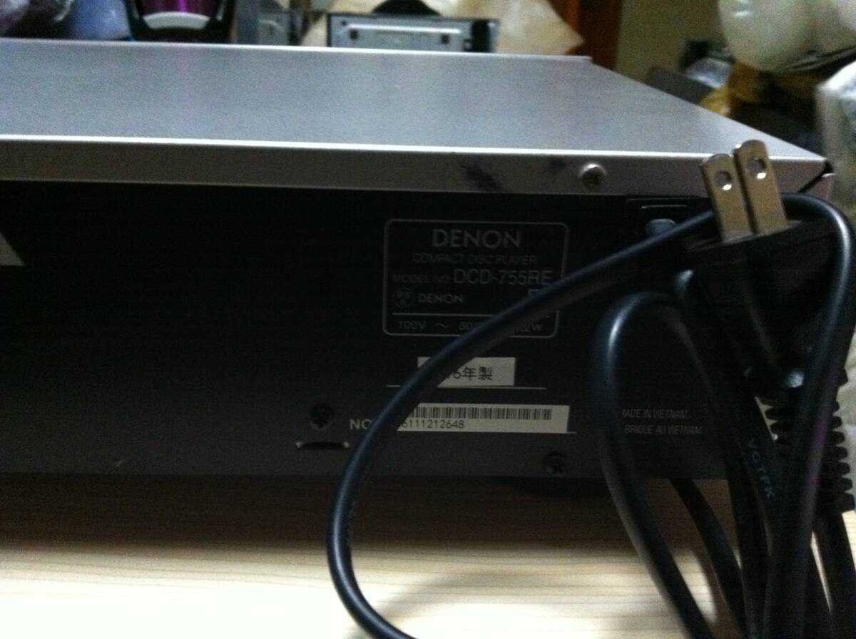 Denon デノン CDプレーヤー DCD-755RE|Yahoo!フリマ(旧PayPay Denon デノン CDプレーヤー DCD-755RE|Yahoo!フリマ(旧PayPay