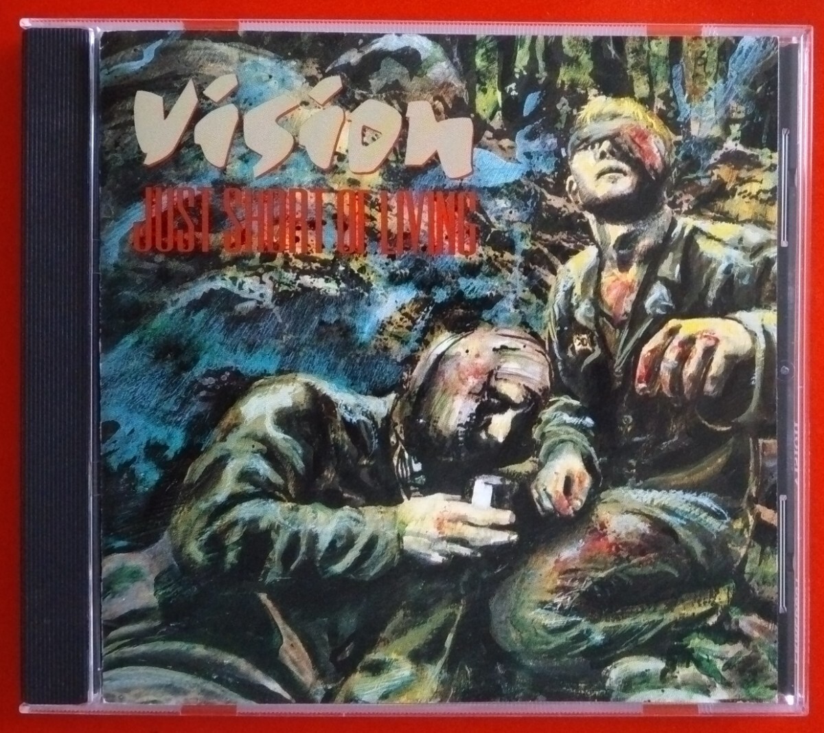 NJハードコア VISION-JUST SHORT OF LIVING CD NEUROTIC IMPULSE CHRONIC FEAR オリジナル CRIMINAL盤